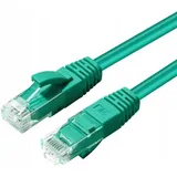 MicroConnect Cat6a Utp 10m Grün Lszh