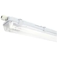 LED's light Feuchtraumleuchte, Wannenleuchte mit LED-Röhren 60 cm 2x