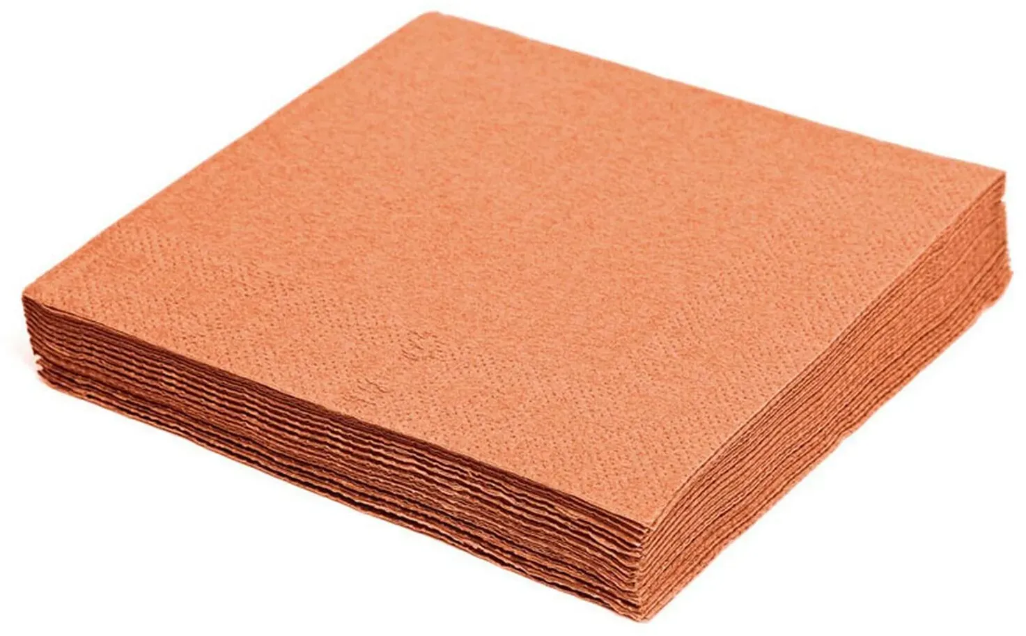 Servietten 24 x 24 cm 1/4 -Falz, 2-lagig apricot, 250 Stk.