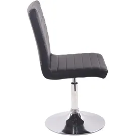 TPFLiving Esszimmerstuhl, Schwarz, Textil, 44x97x60 cm, Esszimmer, Stühle, Esszimmerstühle, Vierfußstühle