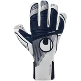 Uhlsport Supergrip+ HN, Kinder und Erwachsene Torwarthandschuhe, Blanc/bleu Marine, 11 -