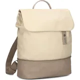 Zwei Rucksack Jana JR13 Nubuk-Cappuccino