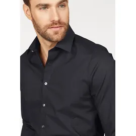 Olymp Level Five body Fit Businesshemd mit extra langem Arm, Black, 42L