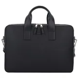 Lacoste Chantaco Aktentasche Leder 39 cm Laptopfach black