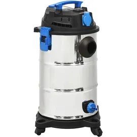 vidaXL Nass- und Trockensauger 1200 W 30 L Silbern