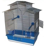 Vogelkäfig,Wellensittichkäfig,Exotenkäfig,60 cm Vogelkäfig Vogelbauer Wellensittich Kanarien Voliere Vogelhaus Käfig IZA 2 II blau