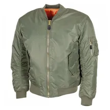 Max Fuchs MFH - Max Fuchs US MA1 Pilotenjacke oliv, Größe L