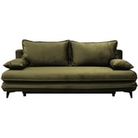 Mid.you Schlafsofa, Dunkelgrün, Textil, 2-Sitzer, Füllung: Schaumstoff, 217x73x86 cm, Kinder- & Jugendzimmer, Jugendmöbel, Jugendsofas