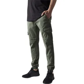URBAN CLASSICS Washed Cargo Twill Hosen Olive 34