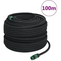 vidaXL Tropfschlauch 100 m Schwarz