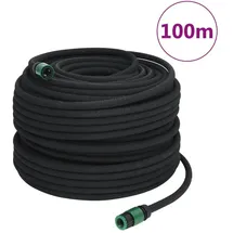 vidaXL Tropfschlauch 100 m Schwarz
