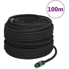 vidaXL Tropfschlauch 100 m Schwarz