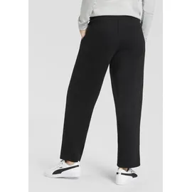 Puma Damen Nature 2.0 Comfort Logo Straight Pants FL Op Strickhose, Puma Schwarz, XL EU