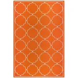 Sanat Teppich »Berlin«, rechteckig, 6 mm Höhe, In -und Outdoor geeignet, robust und pflegeleicht orange - 120x170 cm