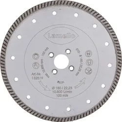LAMELLO Diamant Trennscheibe 180 mm Fliesen, Putz