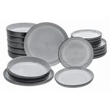 CreaTable Nordic Fjord Tafelservice 18-tlg. grau