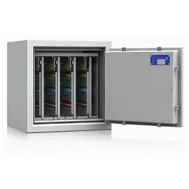 ISS safe4key Schlüsseltresor grau mit 144 Haken Doppelbartschloss