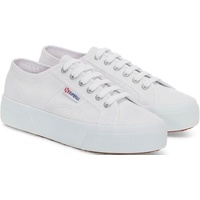 Superga Sneakers aus Stoff 2740 Platform S21384W Weiß 40