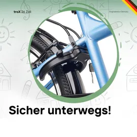 S'cool troX 26 Zoll RH 38 cm blau