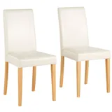 Home affaire Esszimmerstuhl Lucca (Set, 2 St) beige