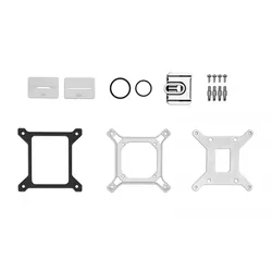 EK Water Blocks 3831109897003, Montageset, Aluminium, Schwarz, Silber, LGA 1700