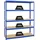 Proregal Schwerlastregal Stahl 180x150x45 cm blau