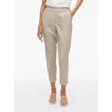 VILA VIVARONE HW Slim Fit Hosen Beige 36