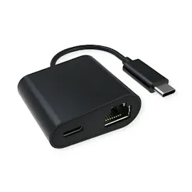 Value USB 3.2 Gen 2 Typ C zu Gigabit Ethernet Konverter + 1x PD Port, 100W