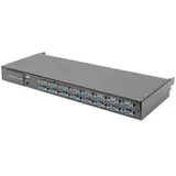 Digitus Modularer KVM Switch 16-Port VGA, Aufrüstkit, kaskadierbar, opt. IP Zugriff