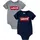 Levi's Levi's® Kids Kurzarmbody BATWING 2PK BODYSUIT (2-tlg) UNISEX von Levi's® Kids für Babys blau|grau 2 (74/80)
