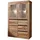 Massivmoebel24 Highboard 95 x 150 x 42 cm Eiche geölt / Beige