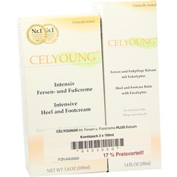 Celyoung Intensiv Fersen Fusscreme+balsam 2x100ml 1 ST