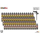 Brandschutzschaum B1 Bauschaum 48x750ml 1x Reiniger Montageschaum Schaum Pistole
