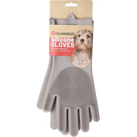 Karlie Flamingo Propo Waschhandschuh – 3-in-1 Silikonhandschuh für Hunde | Reinigt, massiert und fördert die Durchblutung!