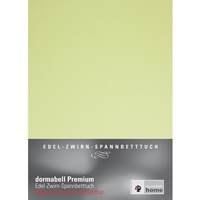 dormabell Premium Jersey-Spannbetttuch limette - 120x200 bis 130x220 cm (bis 24 cm Matratzenhöhe)