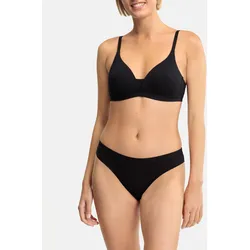 Schalen-BH SPEIDEL, Damen, Gr. 75, Cup B, schwarz, Obermaterial: 92% Baumwolle, 8% Elasthan, unifarben, Basic, bequem, BHs, elastisch, bequem, atmungsaktiv, basic, Baumwollmix