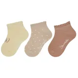 Sterntaler Sneaker Socken 3er-Pack Schmetterling in dunkelgelb – Gr.: 34