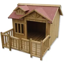 Wiltec Luxus XL Hundehütte Hundehütte