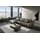 Designwerk Ecksofa DESIGNWERK "Forma L-Form, zeitloses Designsofa mit aktuellem Fuß", braun (mud), B:344cm T:162cm, Leder;Struktur 98% Polyester, 2% Acryl, Sofas, Ecksofa, in hochwertiger Verarbeitung & tollem Sitzkomfort
