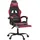 vidaXL Gaming-Stuhl Kunstleder Schwarz und Weinrot