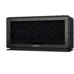 LuminousTime Uhrenbeweger   12 Uhren   viele Einstellungen   LED   10dB Schwarz