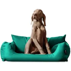 Tierlando NEMO Hundebett Hundesofa S M L Hundekorb Katzenbett 65 80 100cm türkis 1 m, 25 cm, 80 cm