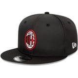 New Era Ripstop AC Milan 9Fifty Cap in Schwarz, Größe S/M