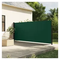 vidaXL Seitenmarkise Ausziehbar Dunkelgrün 180x300 cm