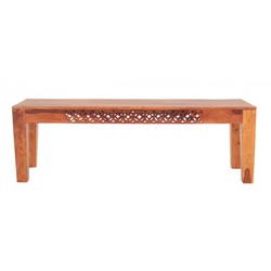 Bank Mira 140x40 aus indischem Sheesham-Holz