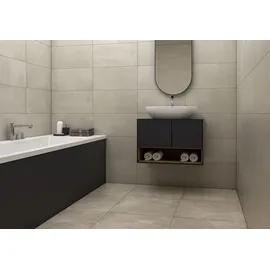 Euro Stone Bodenfliese Feinsteinzeug Bristol 60 x 60 cm Taupe