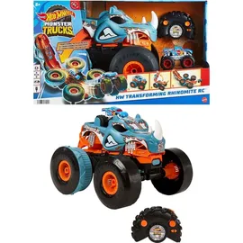 Hot Wheels RC-Truck Transforming Rhinomite 2CH RtR bunt (HPK27)
