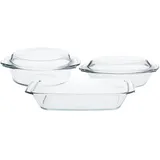 Simax Auflaufformenset 5-tlg. transparent/klar