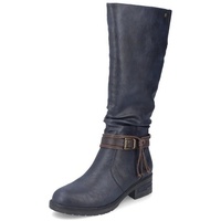 RIEKER Damen Stiefel / Dunkelbraun,Dunkelblau - 41