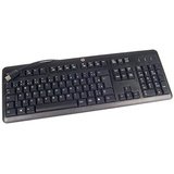 HP USB Tastatur BE schwarz (672647-183)